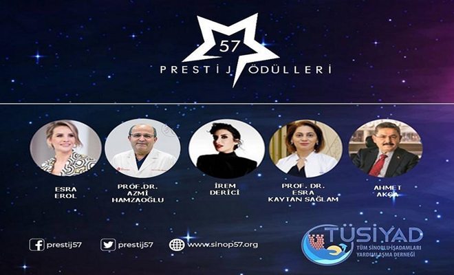 Sinop 57 Prestij Ödülleri Sahiplerini Buldu