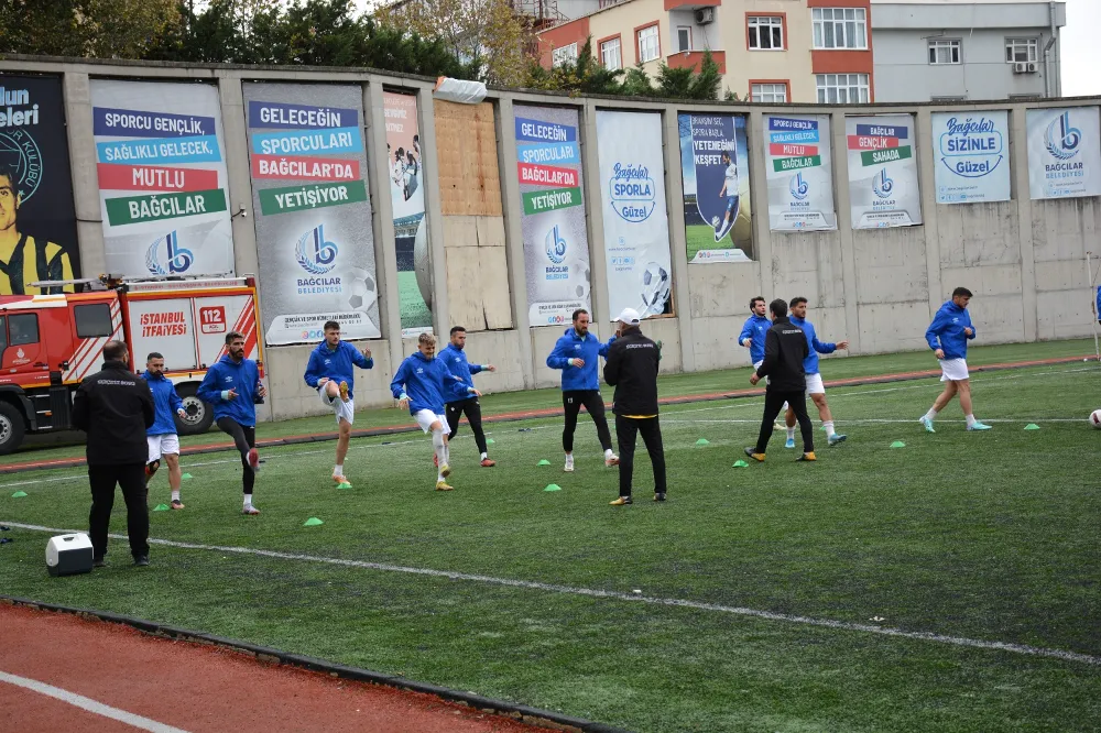 Küçükçekmece Sinopspor maçı hazırlıklarını sürdürüyor