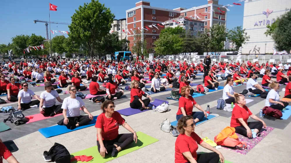 Dünya Pilates Haftası renkli görüntülerle başladı